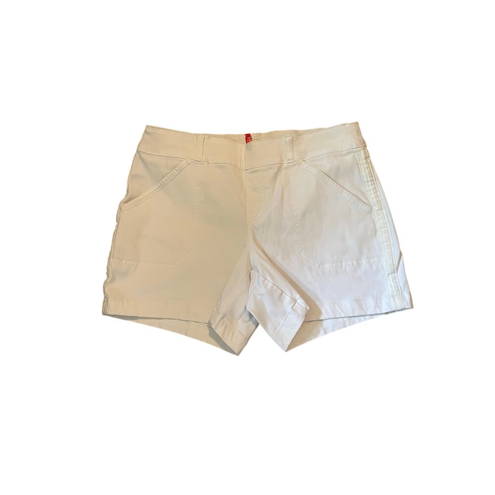 Spanx Women's White Pull Up Shorts Size M/M Pre-Owned